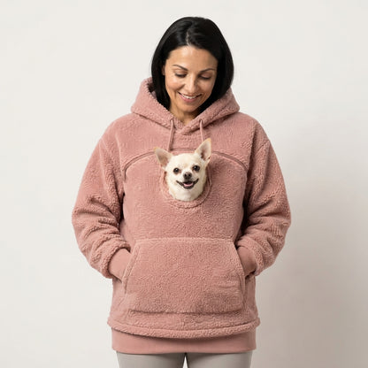 Kapuzenpullover mit Tasche für dein Haustier